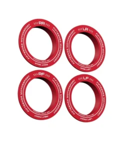 Fifteen52 Holeshot RSR Centerringar Röd (Set med 4st)