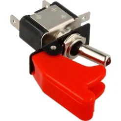 Flygplansswitch Rött Lock / LED QSP Products