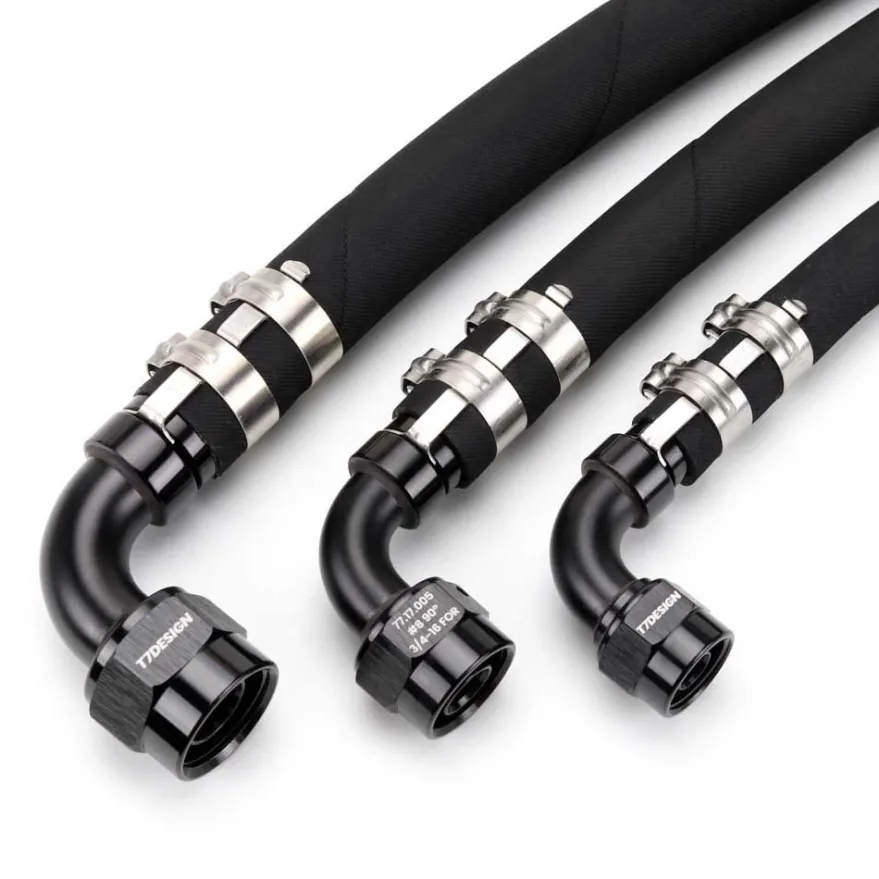 5/8-18 FOR till -6 45 Grader - AC Slangände - T7 Design