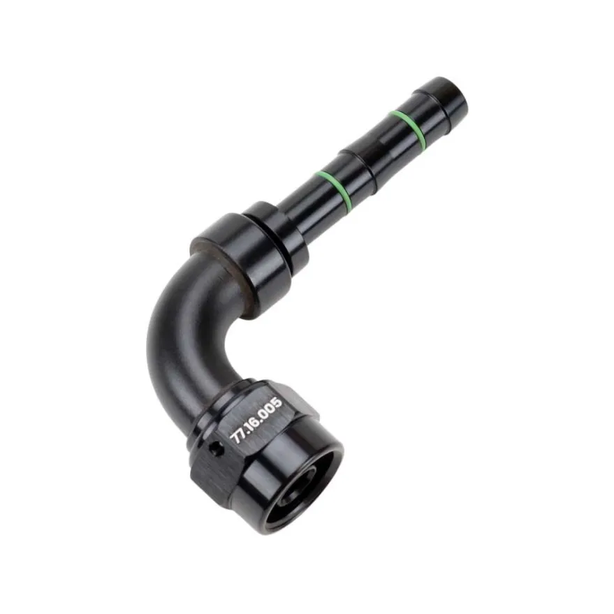 5/8-18 FOR till -6 90 Grader - AC Slangände - T7 Design