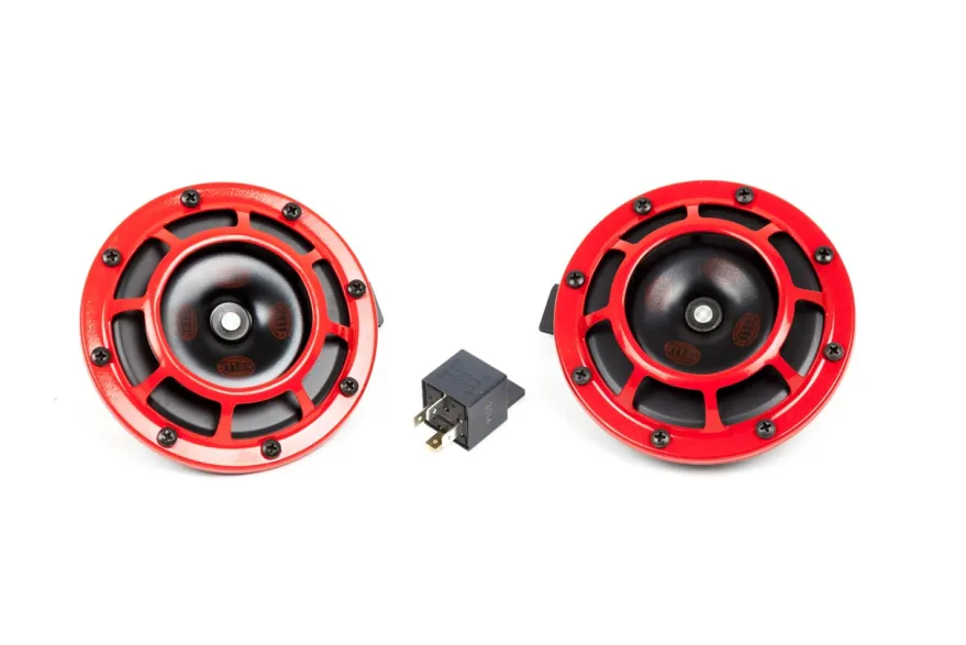 Hella Supertone Tut-Kit 12V 300/500Hz Röda