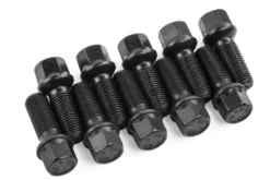 Hjulbultar 30mm För 2-3mm Spacers Svarta 10-Pack APR