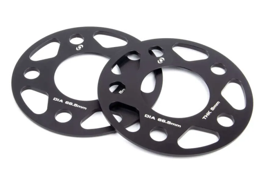 Hjulspacers 5x112 Navhål 66.5mm Tjocklek 5mm Dinan