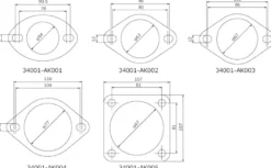 HKS 50mm Avgaspackning