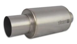 3'' In / 4'' Ut Titanium Ljuddämpare Rak Vibrant (Slutburk) Performance