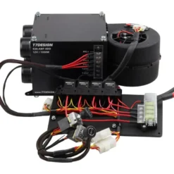 Kabelhärva med 4-Position Knapp och 4st Relän för 12v 1000W Värmepaket T7Design