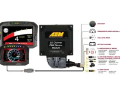 22-kanals CAN-sensor Modul AEM