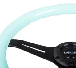 Minty Fresh Träratt 350mm 3-ekrad Mattsvart Centrum NRG