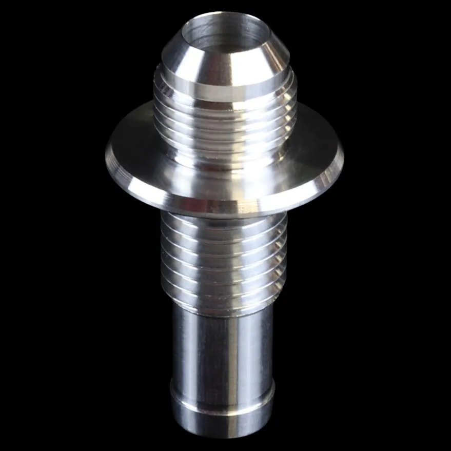 16mm (5/8'') - AN10 Slanggenomföring Med Låsmutter