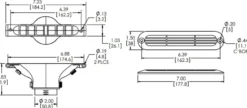 180mm Defrost Ventilation 51mm (2'') + Top