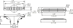180mm Defrost Ventilation 63mm (2.5'') + Top