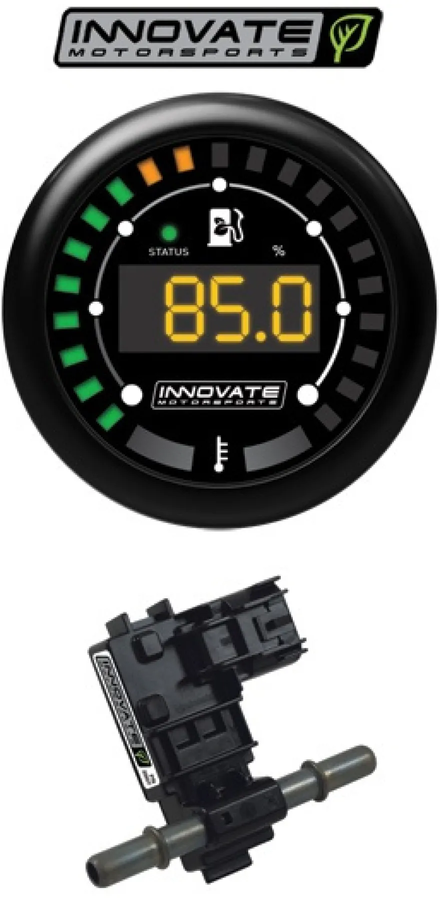 MTX-D: Etanol-halt % & Bränsletemp Mätarkit Innovate Motorsport