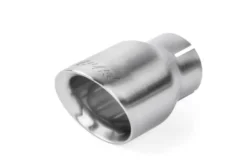 Ändrör 3.5 Tum Dubbelväggiga Snedskurna Borstad Silver 2-Pack APR