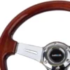 NRG Classic Wood Grain Med Kromcentrum 330mm