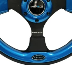 NRG Pilota ''Racestyle'' 320mm Svart/Blå Sportratt