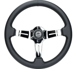 NRG Splitz Lättviktsratt för Simulator Krom & Läder