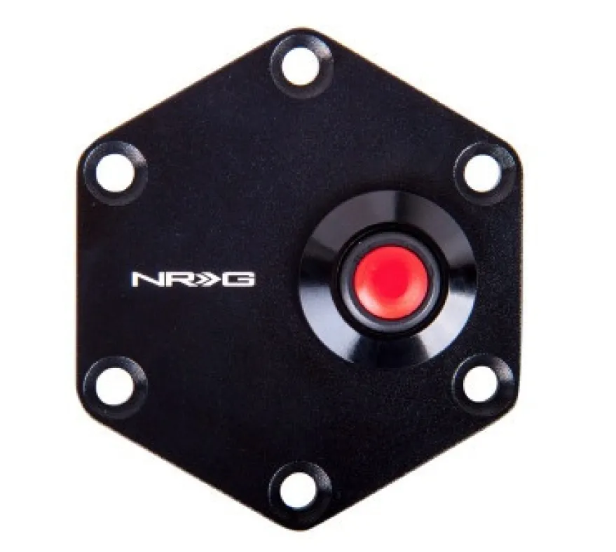 NRG Tutknapp ''Hexagon Style'' Svart