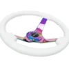 NRG Vit Träratt med Neochrome Centrum 350mm (3'' Djup)