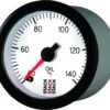 Oljetemperatur-Mätare 40-140°C Pro Stepper Motor 52MM Vit BAR STACK