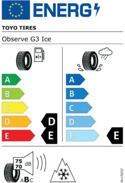 P275/60R18 117T Toyo Observe G3-ICE SUVWP dubbat Vinterdäck