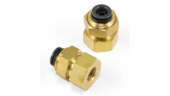 Rak Hona (Bulkhead) 1/4'' FNPT x 3/8'' PTC DOT SMC # KV2E11-35 Air Lift Performance