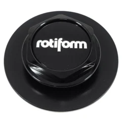 Rotiform Blanksvart Centrumkåpa 4''OD 3-1/8'' Stängd
