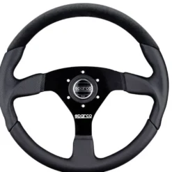 Sparco L505 350mm Läder/Mocka 3-ekrad