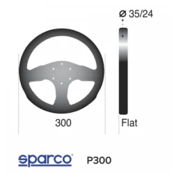 Sparco P300 Mocka 3-ekrad