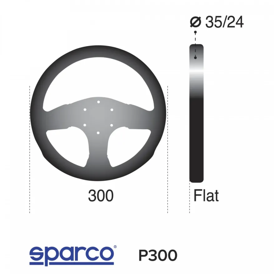Sparco P300 Mocka 3-ekrad