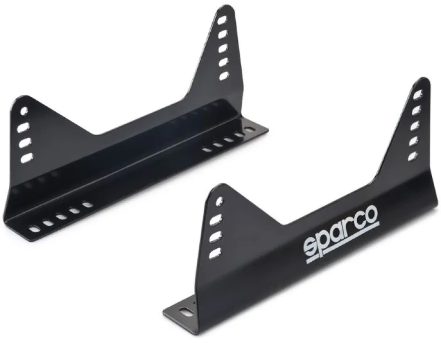 Sparco Sidofäste Stål Svart FIA Godkänd