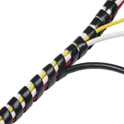 Spiralwrap Svart / Klar (Spirap) - Rulle (10m) QSP Products