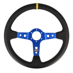 Sportratt Läder 90mm Djup 3-Ekrad, Blå QSP Products