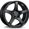 SSR GTV01, 18×8.5, 40, 5x114.3, φ73×H43, FLAT BLACK Fälg