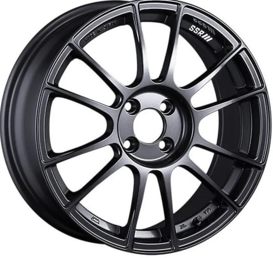 SSR GTX04 17×7.0 4/100 Gunmetal ET53 φ73.0×H27.0 Fälg