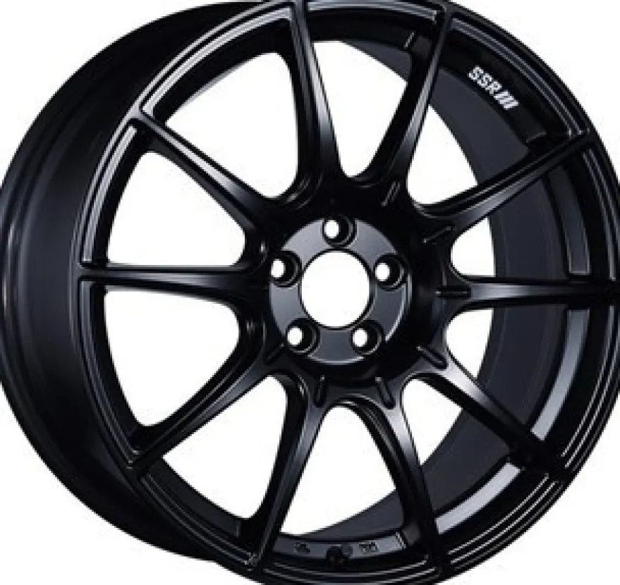 SSR GTX01, 18×9.5, 5x100, 40, φ73×H21.5, FLAT BLACK Fälg