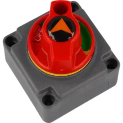 Strömswitch Dubbla Batterier - Röd/Grå QSP Products