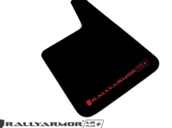 Svarta Universala UR Plus Stänkskydd Röd Logo (4-Pack) Rally Armor