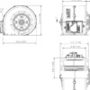 TS500 Centrifugal Fläkt Med PWM Kontroll 12V 300CFM