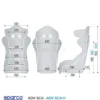 Tävlingsstol ADV-SCX H (Large) Svart FIA 8862-2009 Sparco
