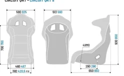 Tävlingsstol CIRCUIT II QRT Svart FIA 8855-1999 Sparco