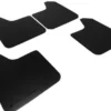 Universal BASIC Svarta Stänkskydd Svart Logo (4-Pack) Rally Armor
