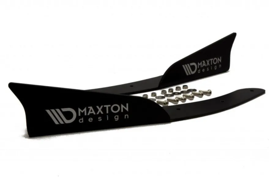 Universal Bumper Lip Add-On Winglets Frontläpp / Frontsplitter Maxton Design