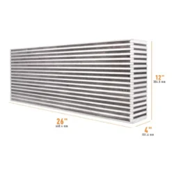 Universal Luft-Till-Luft Race-Intercooler Cellpaket 26.00'' x 12.00'' x 4.00'' Mishimoto