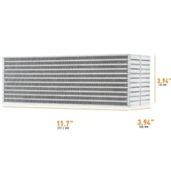 Universal Luft-Till-VattenIntercooler Cellpaket 11.7''x3.8''x3.8'' Mishimoto