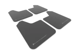 Universal UR Svarta Stänkskydd Grå Logo (4-Pack) Rally Armor