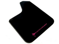 Universal (Utan Monteringsdetaljer) Basic Stänklappar Svarta Med Rosa Logotyp Rally Armor