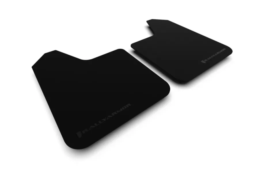 Universella Stänklappar Basic Med Svart Logotyp Par Rally Armor