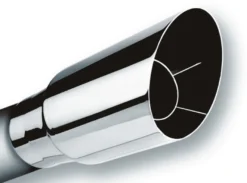 Utblås 3'' Inlopp / 3.5'' Utlopp Singel Runda Angle-Cut Intercooled Borla