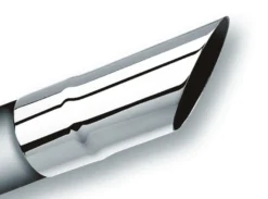 Utblås 2.25'' Inlopp / 2.25'' Utlopp Singel Runda Angle-Cut Borla