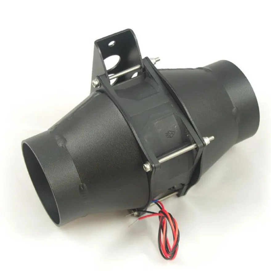 Utsugs-fläkt Inline 12v 80cfm 63mm Anslutning